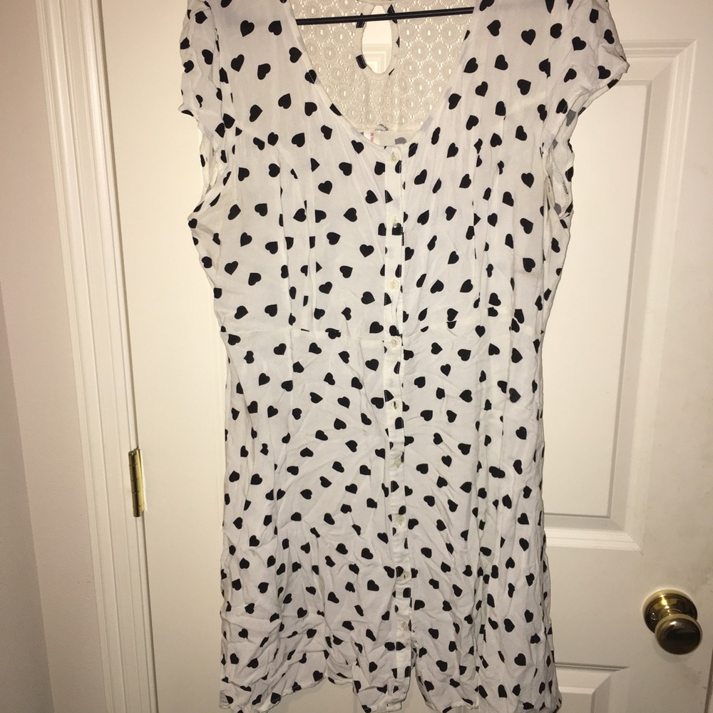 Button up skater dress